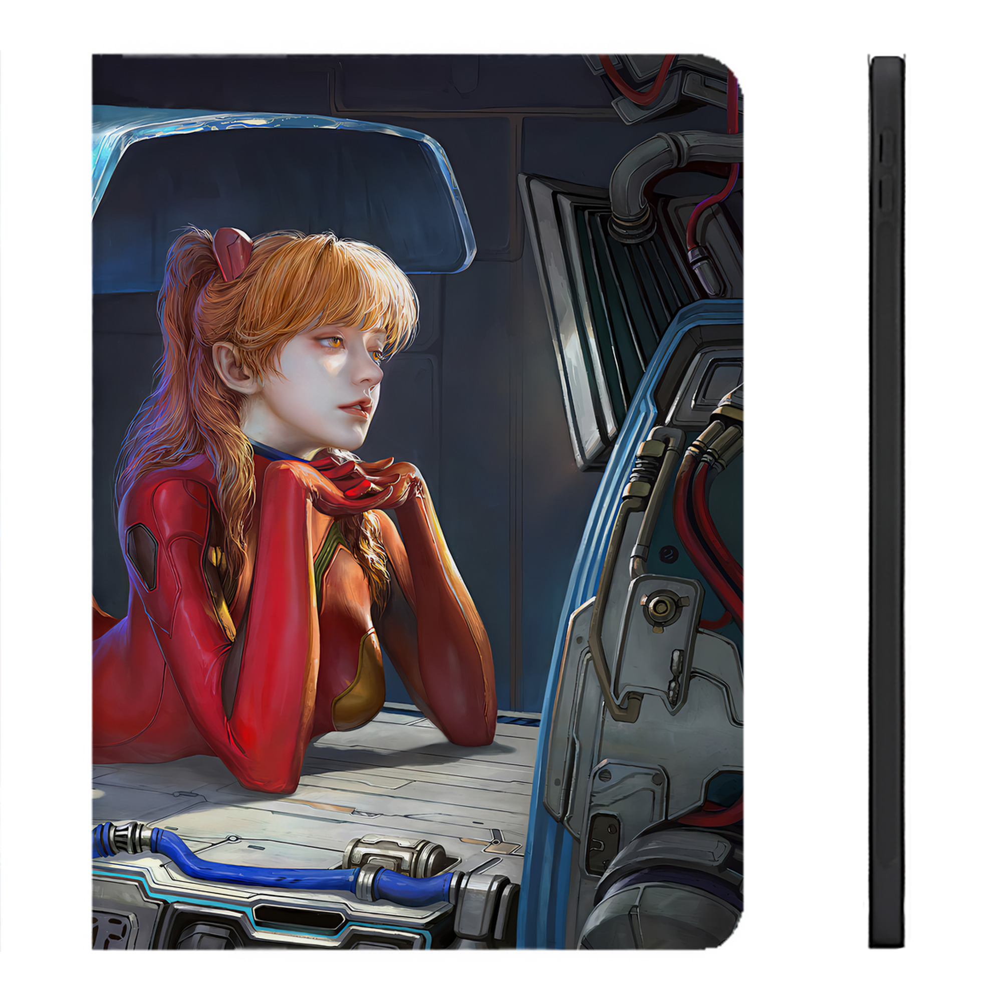（画像用） EVA 新世紀エヴァンゲリオン IPadケース ペンホルダー付き ブックスタイルデザイン